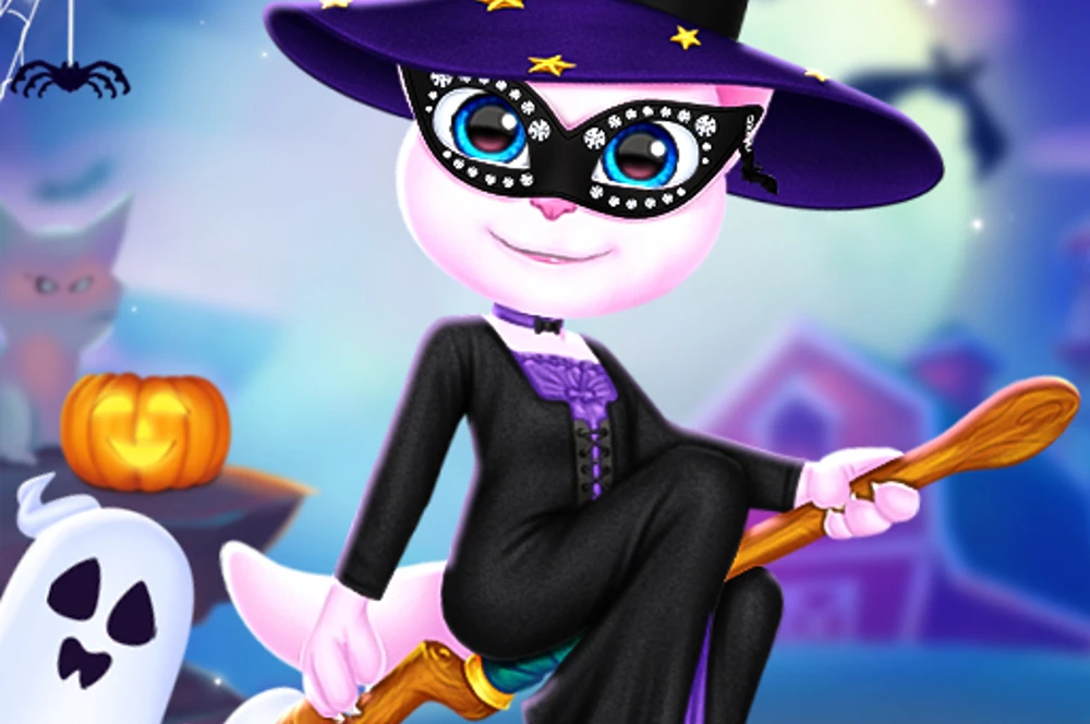 Cat Girl Halloween Preparation