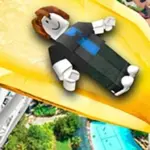 Obby Slide Down The Water Slide