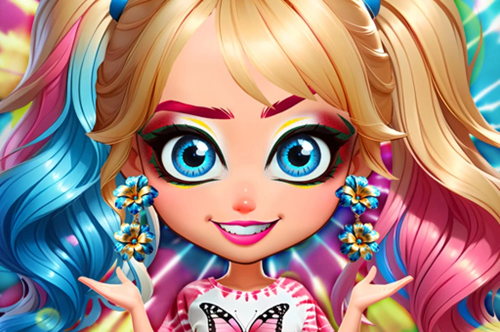 Tiedye Explosion Of Color